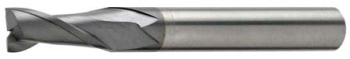 VHM Ø 1,0 mm Z=2 30° Flachstirn Stahl (P)